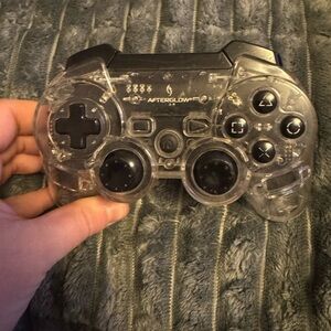 Transparent Gray Game Controller